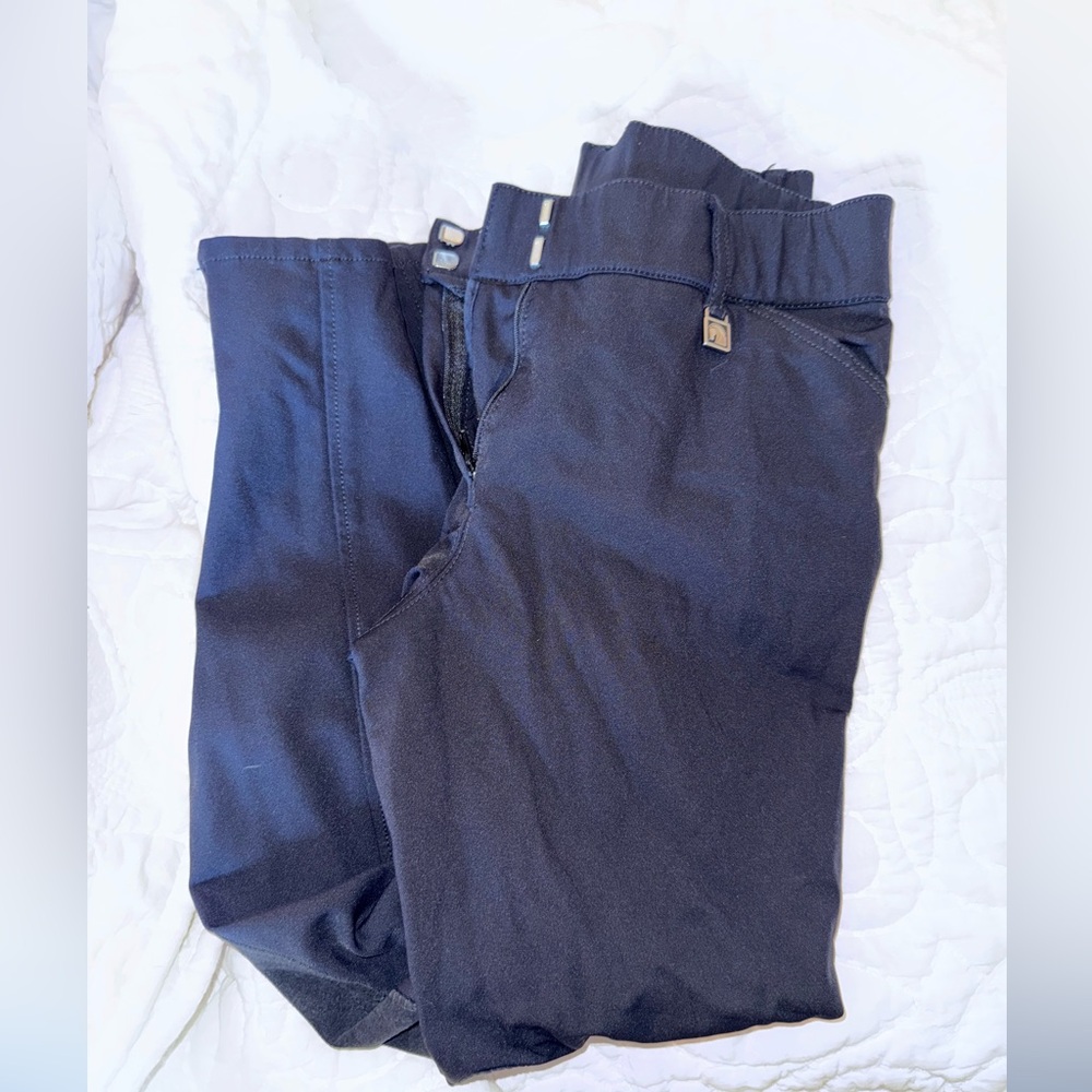 Romfh black knee patch breeches size 28